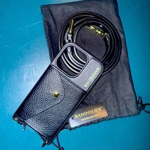 Bandolier Hailey Crossbody IPhone 15 Pro Case in Black